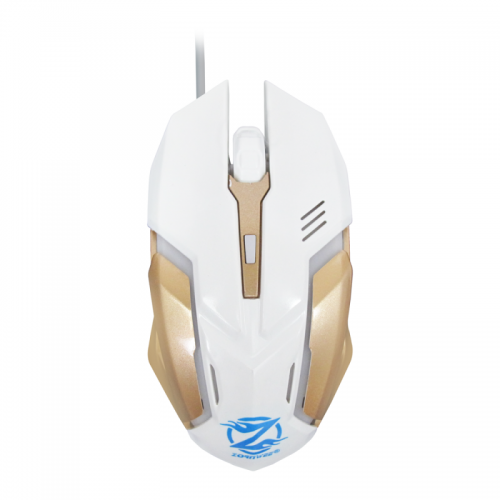ZORNWEE LEGEND OF HEROES COLORFUL BACKLIT GAMING MOUSE WHITE